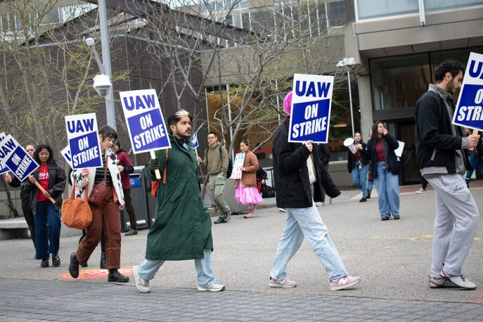 Harvard’s newest challenge is a grad student workers strike