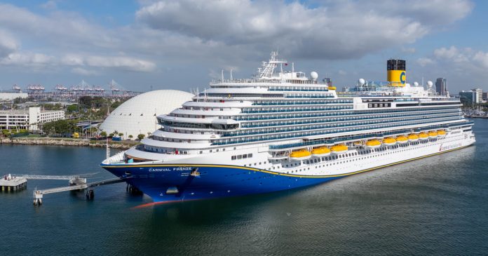 Woman dies after falling from Carnival cruise ship balcony