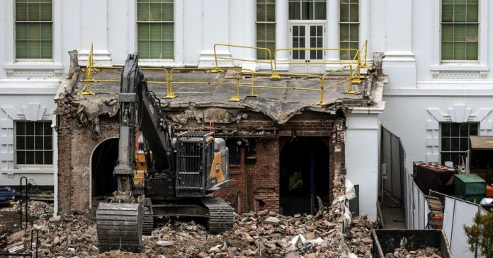 Trump uses the Correspondents' dinner shooting to renew his White House ballroom push