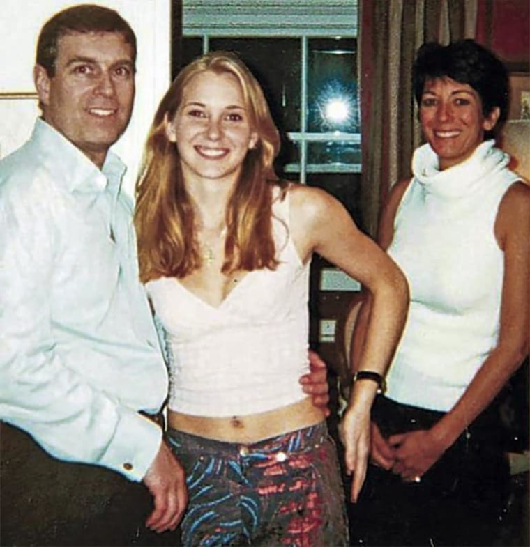 Virginia Giuffre with Prince Andrew