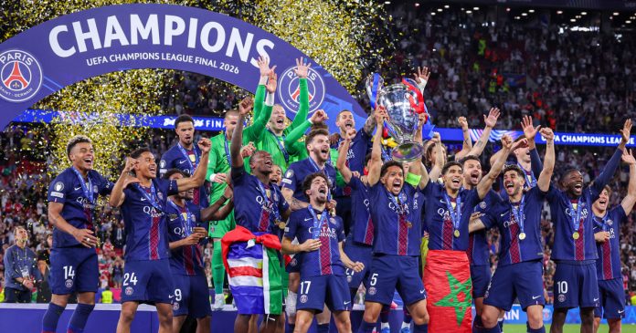 PSG wins back-to-back Champions League titles after shootout victory against Arsenal