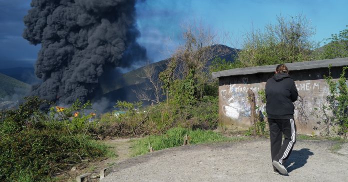 Black Sea town faces environmental catastrophe as Ukrainian strikes rock Russia