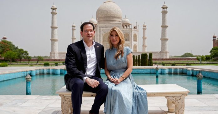 Rubio tours India as temperatures soar past 100 degrees