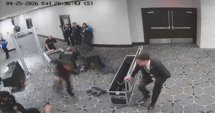 White House Correspondents’ Dinner suspect seen running through security in new video