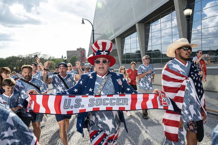 ‘Jump for the USA! Olé!’ American superfans welcome the World Cup.