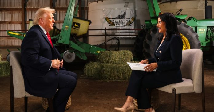 Trump interviewed by NBC News’ ‘Meet the Press’ moderator Kristen Welker