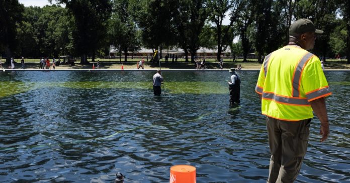 Trump blames vandals for Reflecting Pool problems and says it may need to be drained again