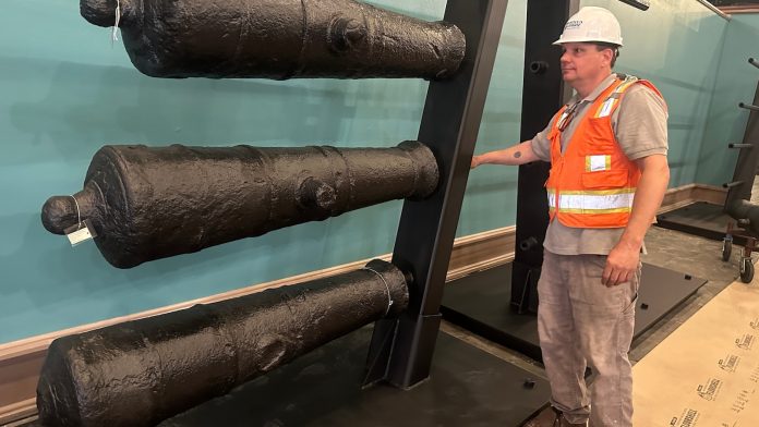Cannons lost underwater during American Revolution going on display at Georgia museum