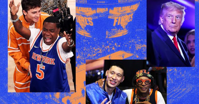 See all the star power on celebrity row at Madison Square Garden