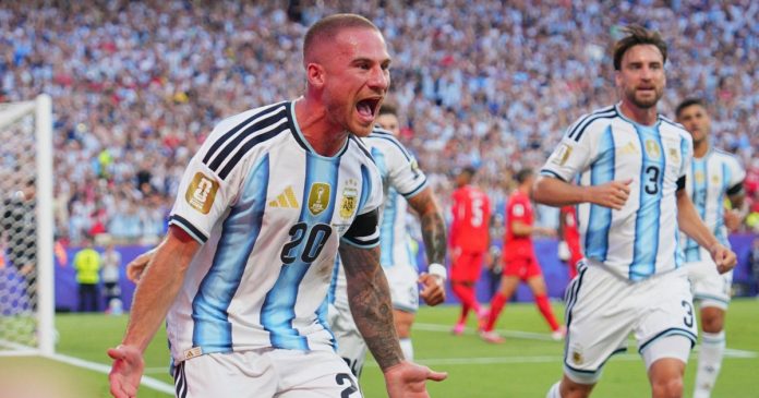 ¡Gol de Argentina! Alexis Mac Allister abre el marcador ante Suiza
