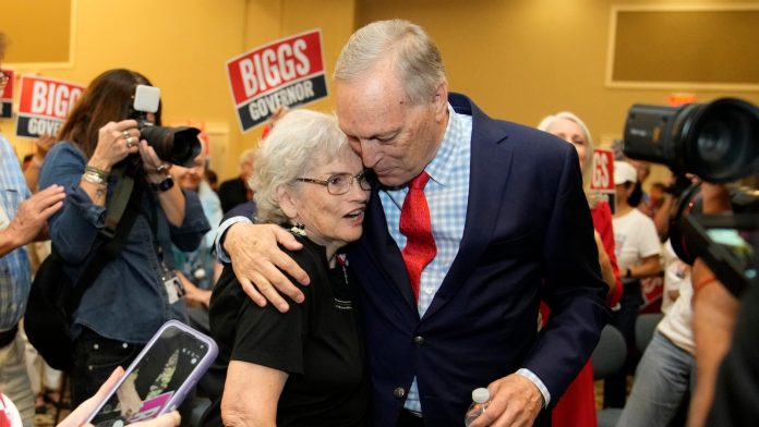 Andy Biggs wins GOP nomination to challenge Democrat Katie Hobbs for Arizona governor