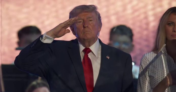 Trump uses America’s 250 speech to honor military heroes and also push political agendas