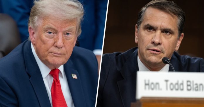 Trump Weighs Pulling Todd Blanche Nomination Amid Vote Delay
