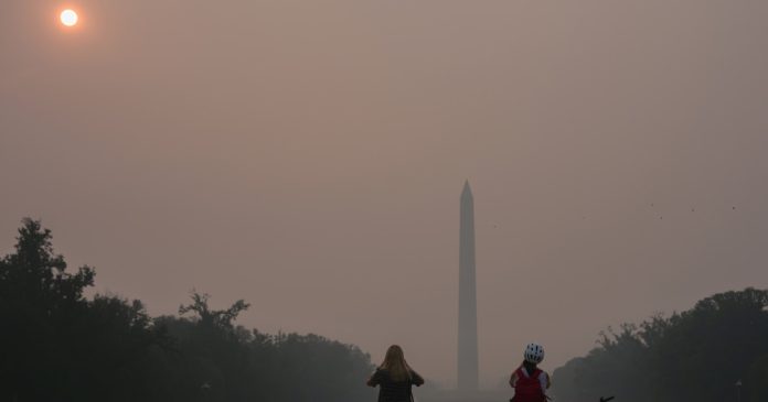 Trump fumes over Canadian wildfire smoke and issues tariff threat