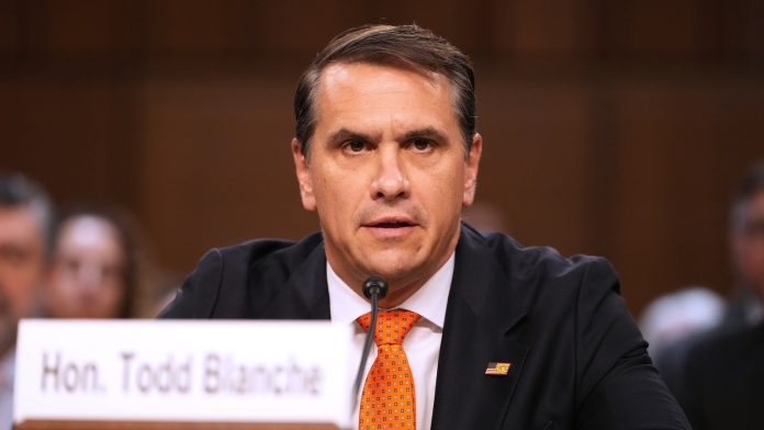 The Latest: Todd Blanche faces US Senate for DOJ confirmation hearing