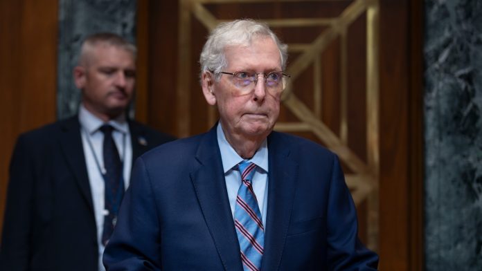 Kentucky Gov. Andy Beshear asks Sen. Mitch McConnell to give a public update on his condition