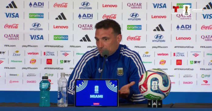 Scaloni habla sobre el supuesto favorecimiento a Argentina en el Mundial