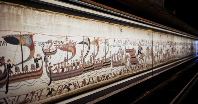The Bayeux Tapestry returns to England after nearly 1,000 years
