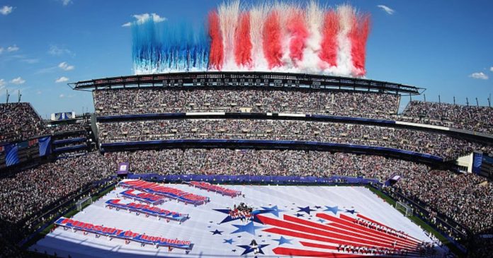 ¡Impresionante! La ceremonia por la Independencia de Estados Unidos que erizó la piel en el Mundial