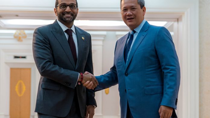 FBI chief hold talks in Cambodia over closer security cooperation to combat online scam crimes