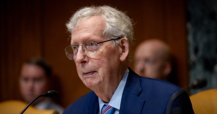 Mitch McConnell says he suffered fall, was unconscious in first statement since hospitalization