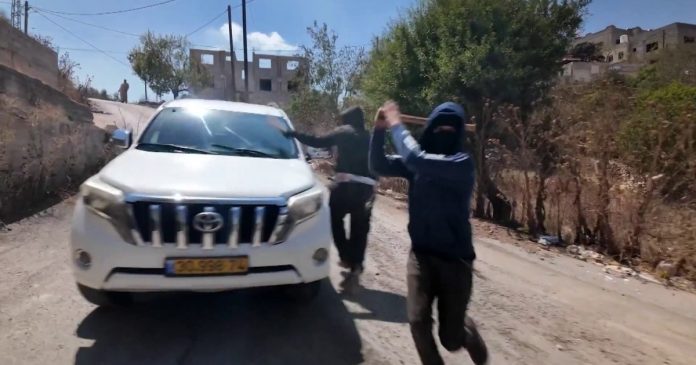NBC Crew, Palestinian Woman Attacked by Masked Israeli Settlers