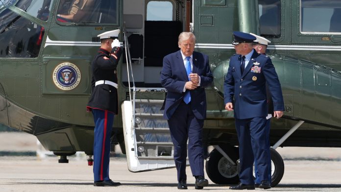 FAA investigating why plane was allowed to take off as Trump's helicopter approached
