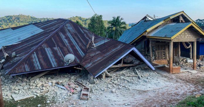 Magnitude-7.7 quake hits off coast of Indonesia, killing at least 47