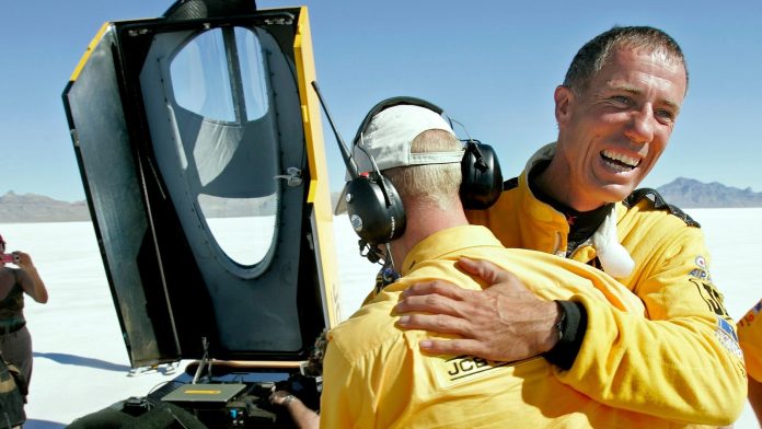 Driver who broke the sound barrier attempts another land speed record in Utah