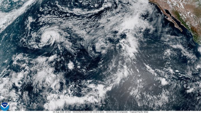Lala is again a tropical storm, sending drenching rain and high winds across the Hawaiian islands