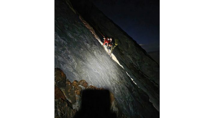 Volunteers rescue climber stranded on small ledge in California's Sierra Nevada