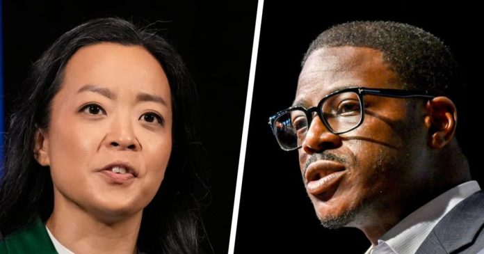Francesca Hong and David Crowley battle for the lead in Wisconsin’s Democratic primary for governor