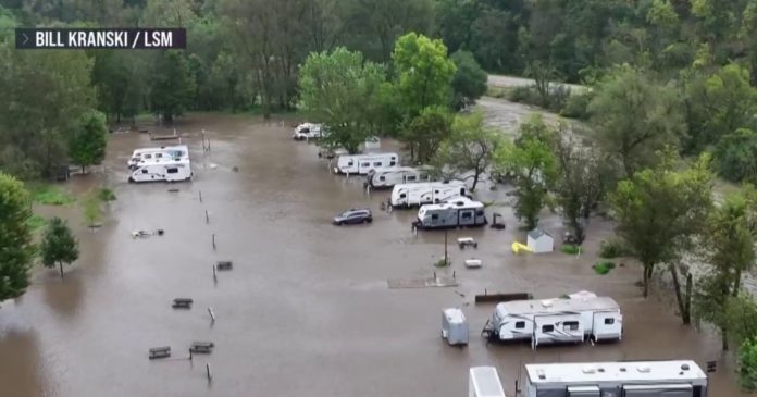 Torrential rains prompt flood risk for millions