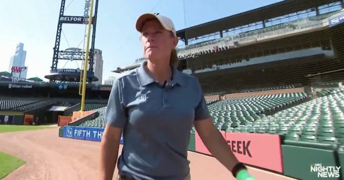 Meet the first woman to become the head groundskeeper for an MLB team