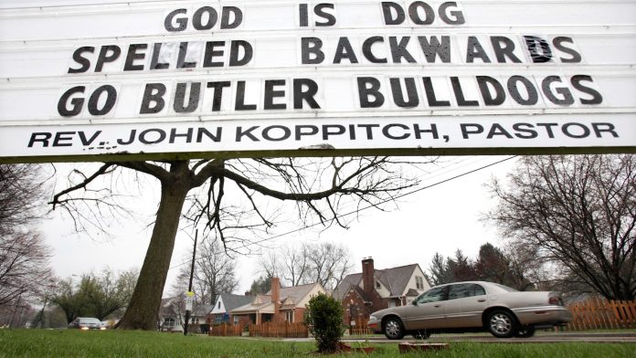 Giggle for God: America’s witty church signs aim to inspire, attract passersby
