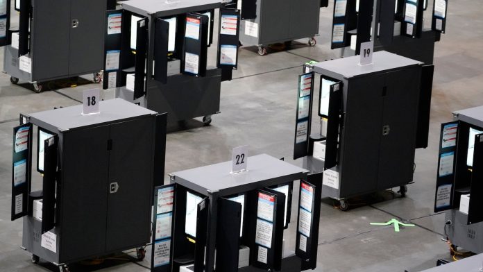 The secret ballot has been an article of faith in US elections. That's being tested in Georgia