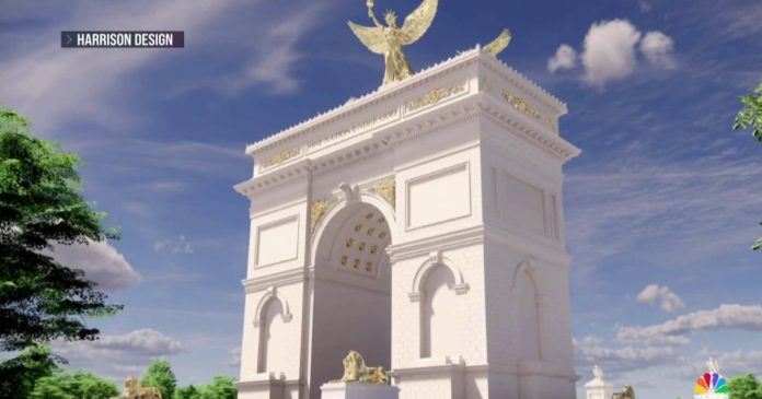 Trump announces new plan for D.C. arch