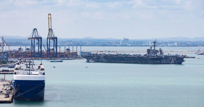 USS Abraham Lincoln arrives in Thailand after extended Iran deployment