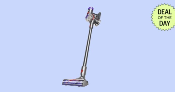 Dyson V8 Plus Cordless Vacuum Is More than $100 Off Right Now