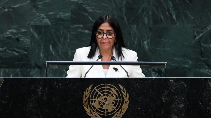 Venezuela's acting leader, at UN for first address, promises elections at the 'right moment'