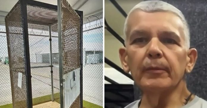 Former ‘Alligator Alcatraz’ detainee says he was placed in phone booth-sized cage for 15 hours