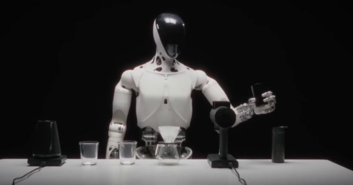 Chinese company releases video of humanoid robot walking off assembly line