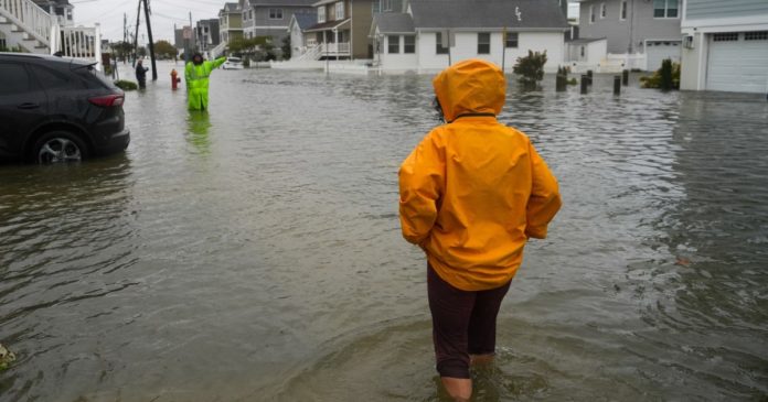 Nor’easter storm dumps heavy rain along the East Coast