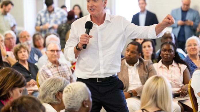 California made Gavin Newsom famous. Will it drag down his 2028 presidential ambitions?