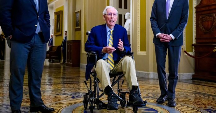 Mitch McConnell Returns to Senate Following June Hospitalization