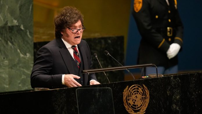 Milei renews Argentina’s Falklands claim at the UN, urging a 