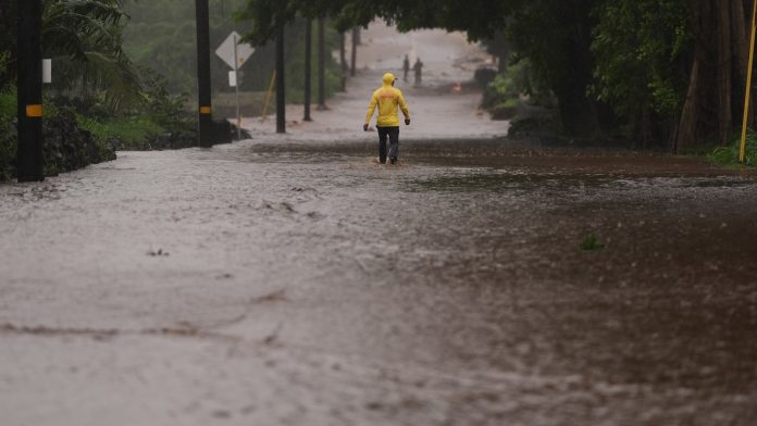 Nolo strengthens to a hurricane again in the Pacific Ocean